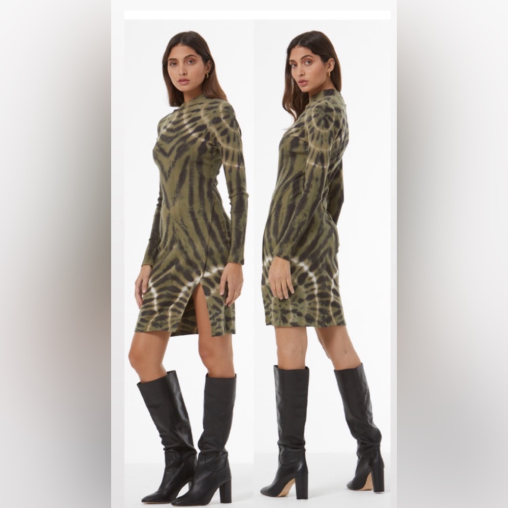 Brand New Never Been Worn YFB Deidei dress in military spin wash